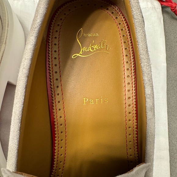 Christian Louboutin Taupe Men's Loafers - Picture 4 of 8